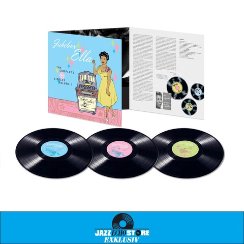 Jukebox Ella: The Complete Verve Singles Vol. 1 von Ella Fitzgerald - Exklusive Ltd. 3LP jetzt im JazzEcho Store