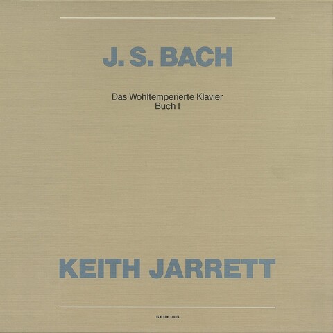 Johann Sebastian Bach: Das Wohltemperierte Klavier, Buch I by Keith Jarrett - 2CD - shop now at JazzEcho store