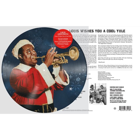 Louis Wishes You A Cool Yule von Louis Armstrong - Limitierte Picture LP jetzt im JazzEcho Store