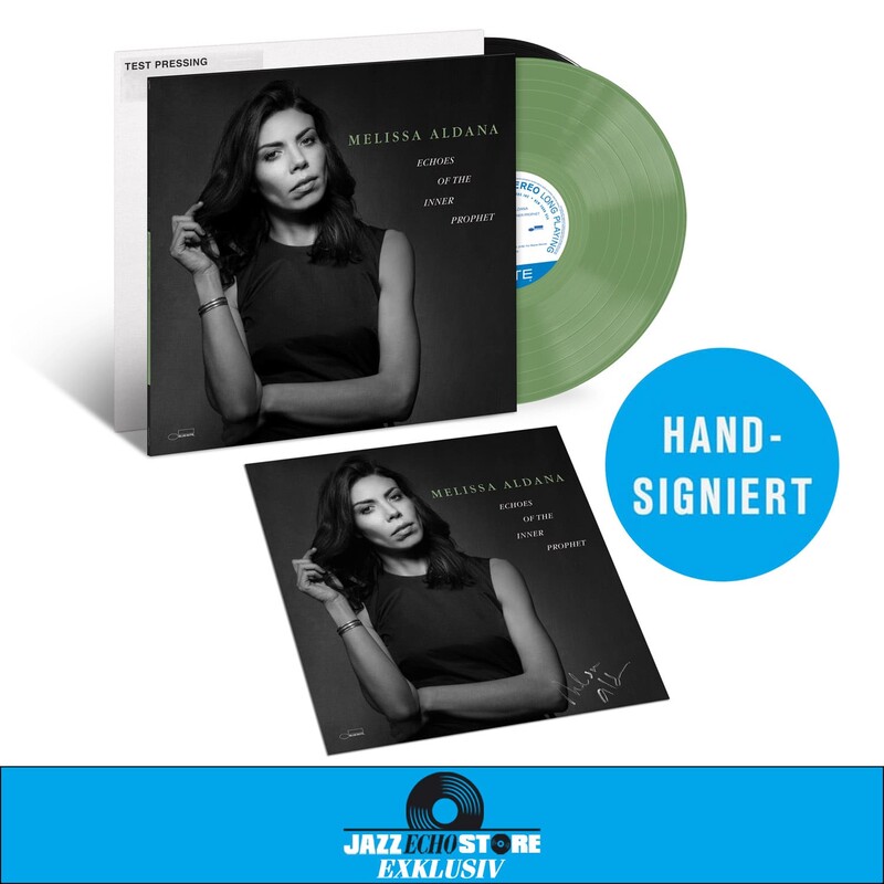 Echoes of the Inner Prophet by Melissa Aldana - White Label Vinyl + Exclusive Olive Vinyl + signed Art Card - shop now at JazzEcho store