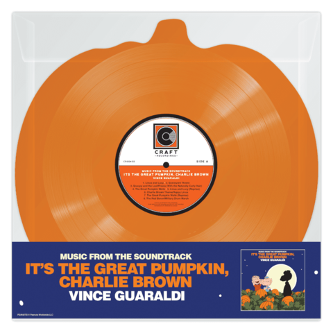 It's The Great Pumpkin, Charlie Brown (Orange Shape LP) by Vince Guaraldi - Shaped LP - shop now at JazzEcho store