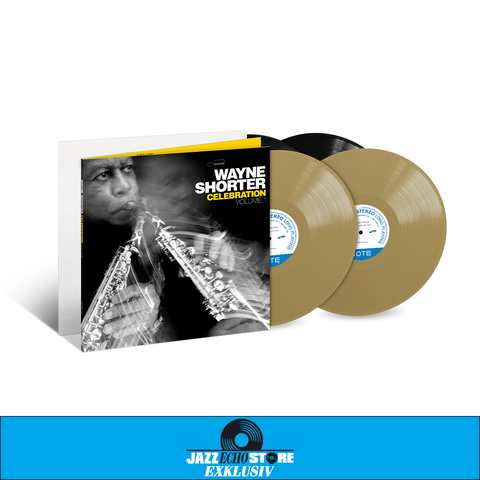 Celebration, Volume 1 by Wayne Shorter - 2LP - Exclusive Gold Coloured Vinyl + White Label - shop now at JazzEcho store