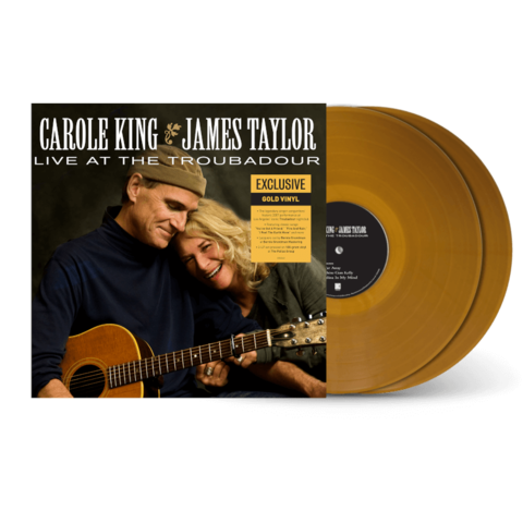 Live At The Troubadour (Transparent Gold Vinyl 2LP) by Carole King & James Taylor - Vinyl - shop now at JazzEcho store