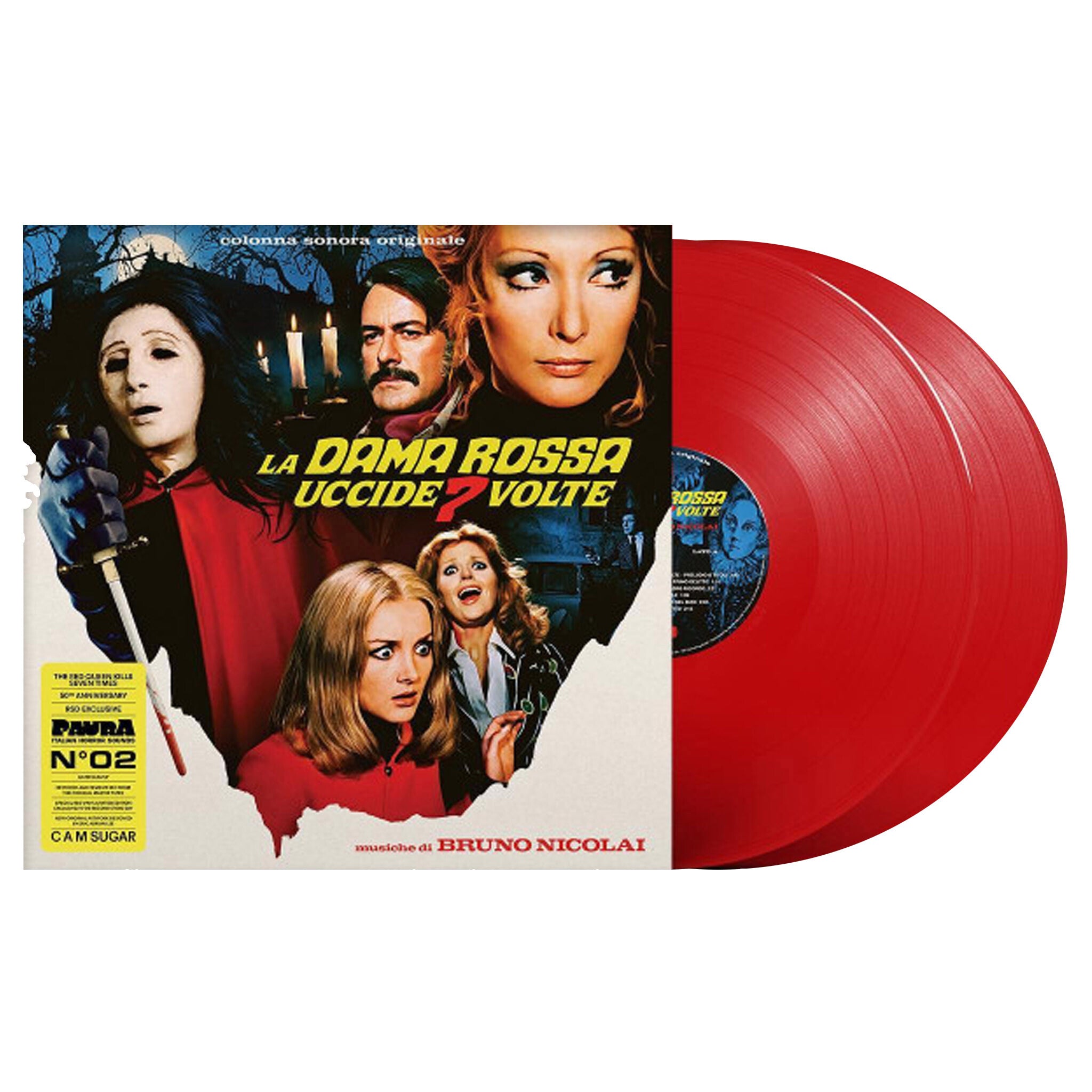 Bruno Nicolai La dama rossa uccide sette volte (Ltd. Edition RSD 2022) Vinyl 2LP (Ltd. Ed. Red Vinyl RSD 2022) 401696