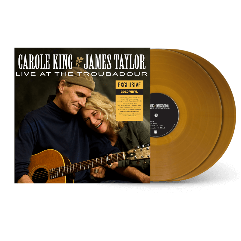 Carole King & James Taylor Live At The Troubadour (Transparent Gold Vinyl 2LP) 2LP 92962