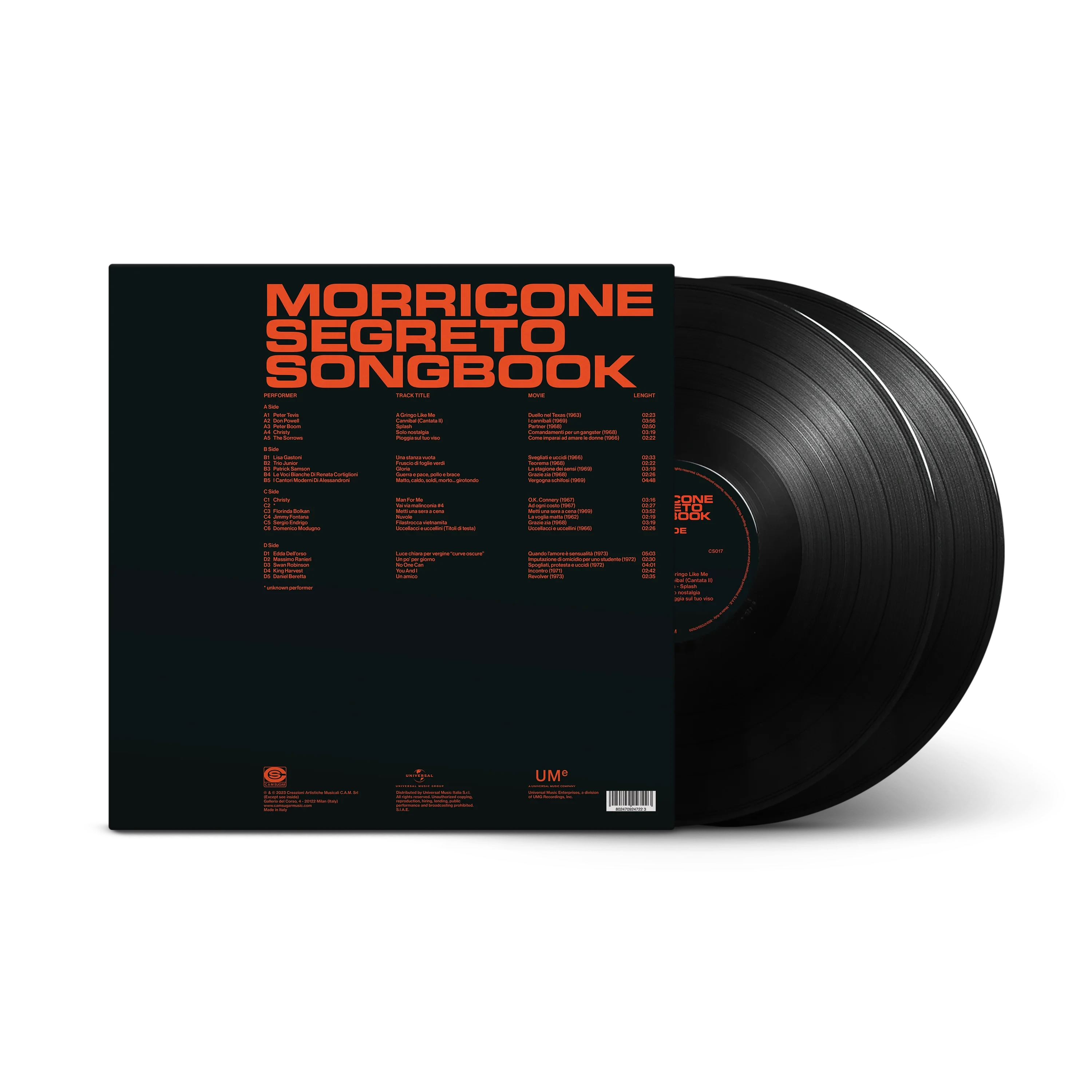 Ennio Morricone Morricone Segreto Songbook 2LP 402203