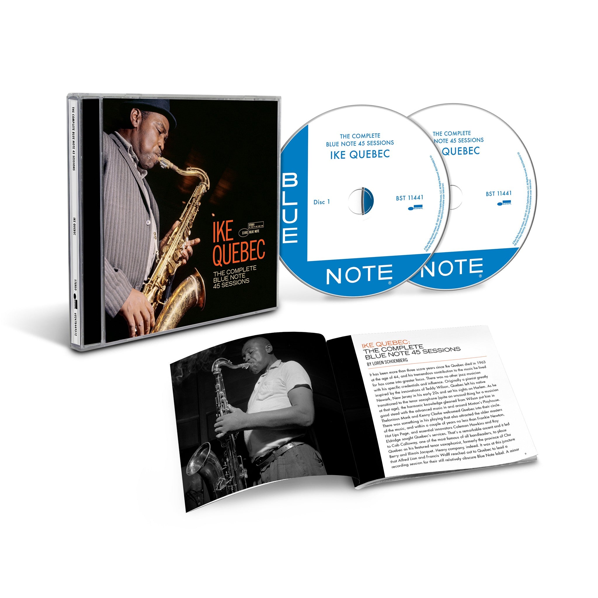 Ike Quebec Complete Blue Note 45 Sessions 2CD with 36pp Booklet 418492