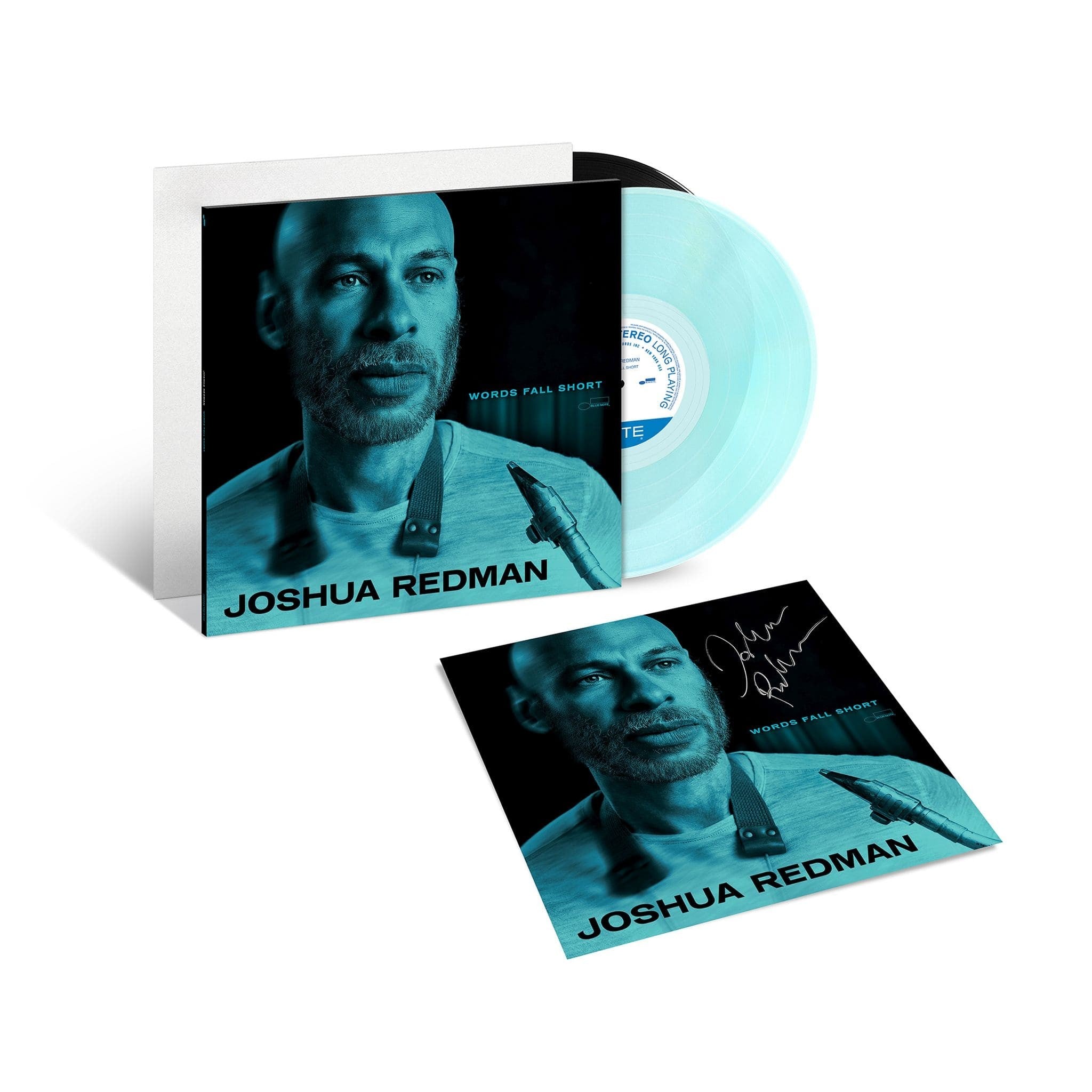 Joshua Redman Words Fall Short Exclusive Col. LP + Signed Art Card + White Label 407115