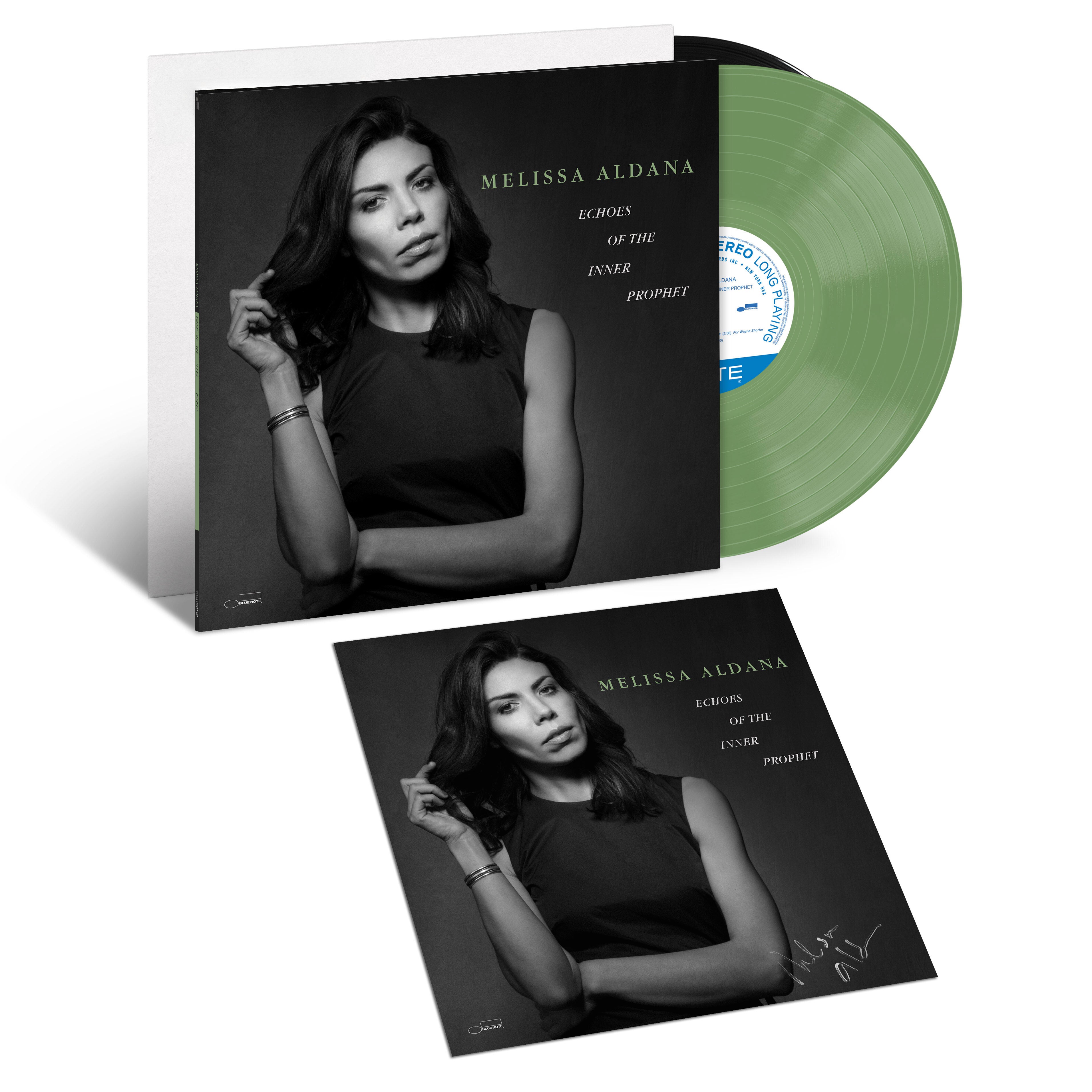 Melissa Aldana Echoes Of The Inner Prophet White Label Vinyl + Exclusive Olive Vinyl + signierte Art Card 399172