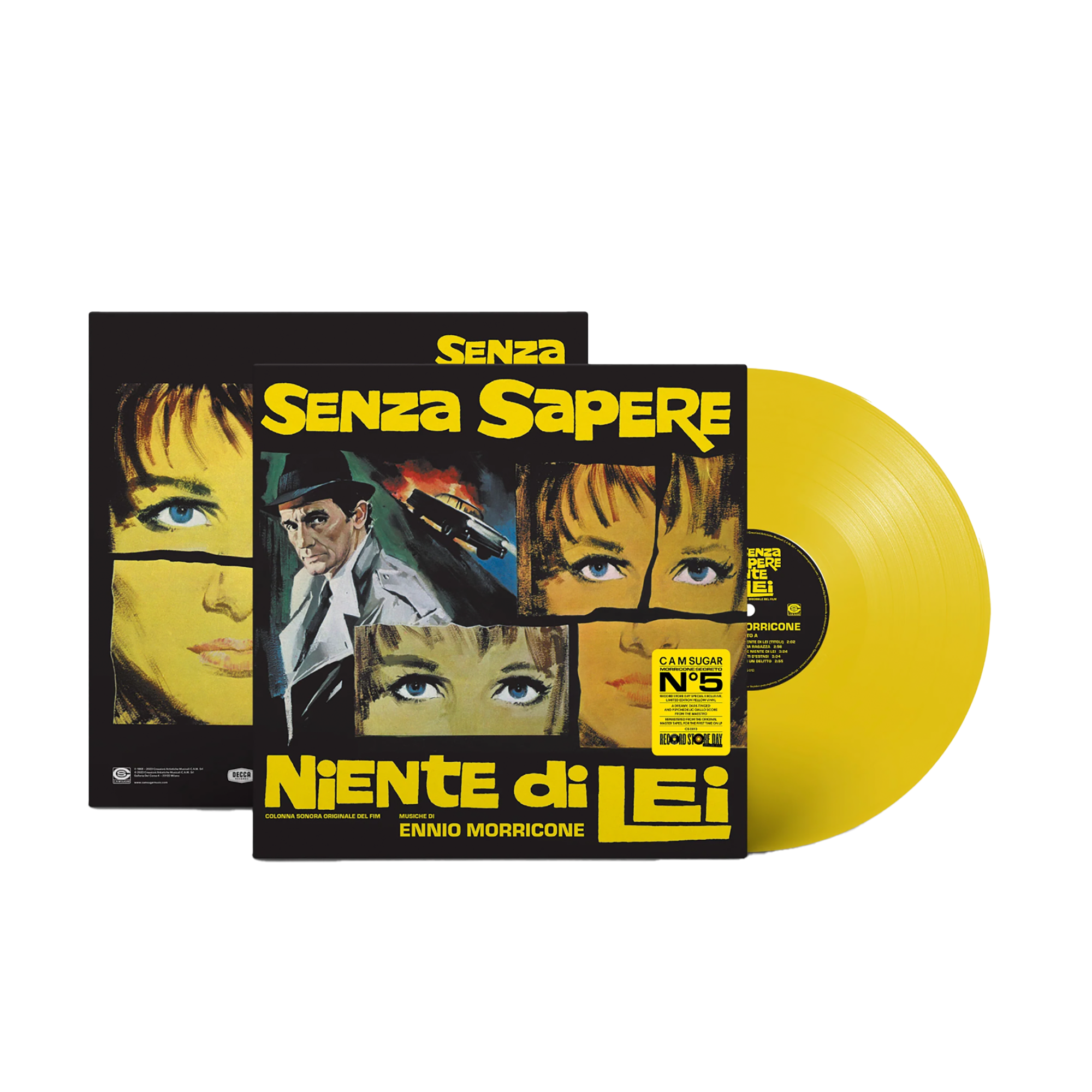 Morricone,Ennio Senza sapere niente di lei  LP (RSD 2023 Ltd. Ed. Yellow Vinyl) 405598