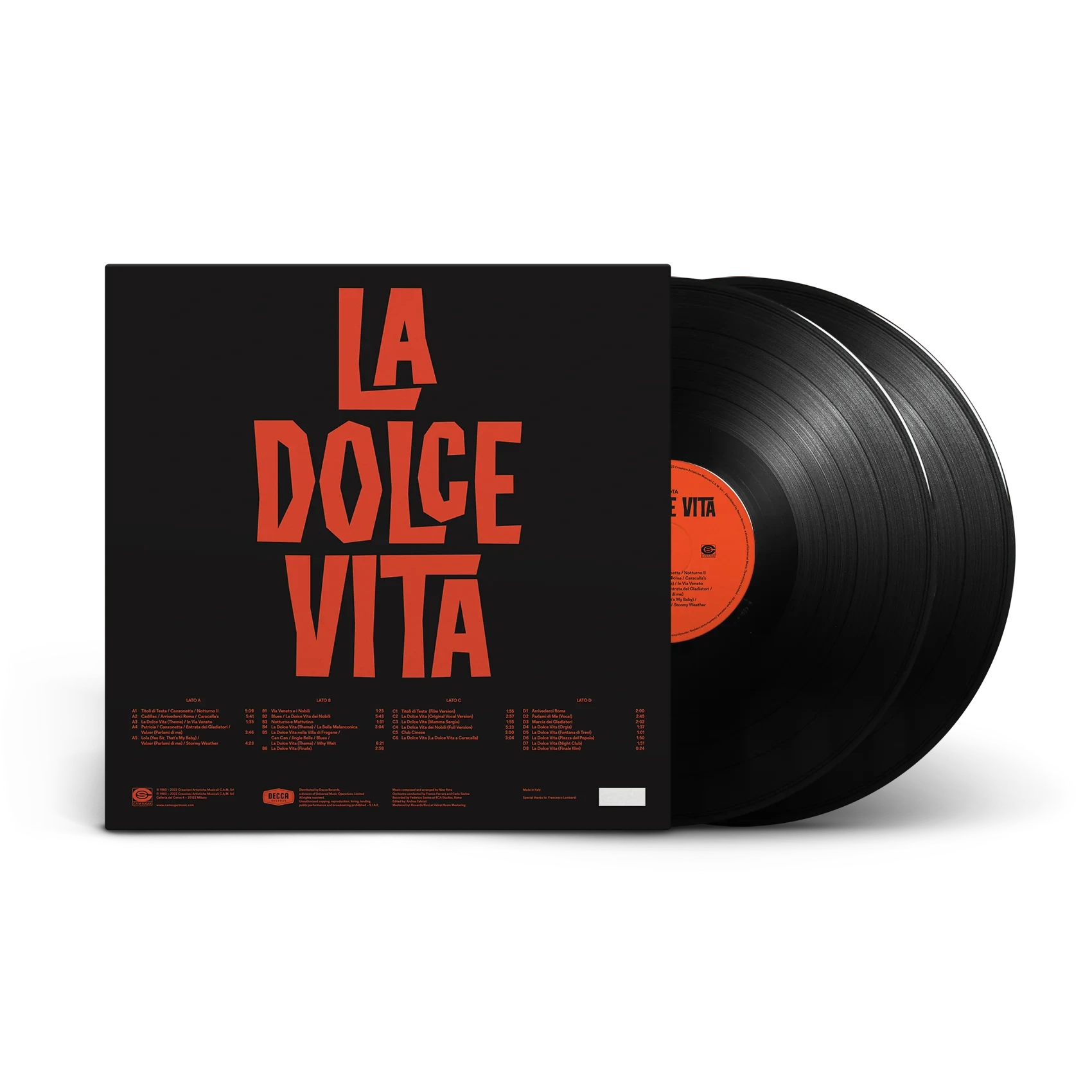 Nino Rota La Dolce Vita (Original Motion Picture Soundtrack) 2LP 401765