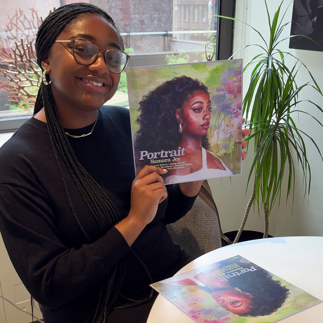 Samara Joy Portrait LP - Exclusive Colored Opaque Orchid Vinyl + Signed Art Card 375236
