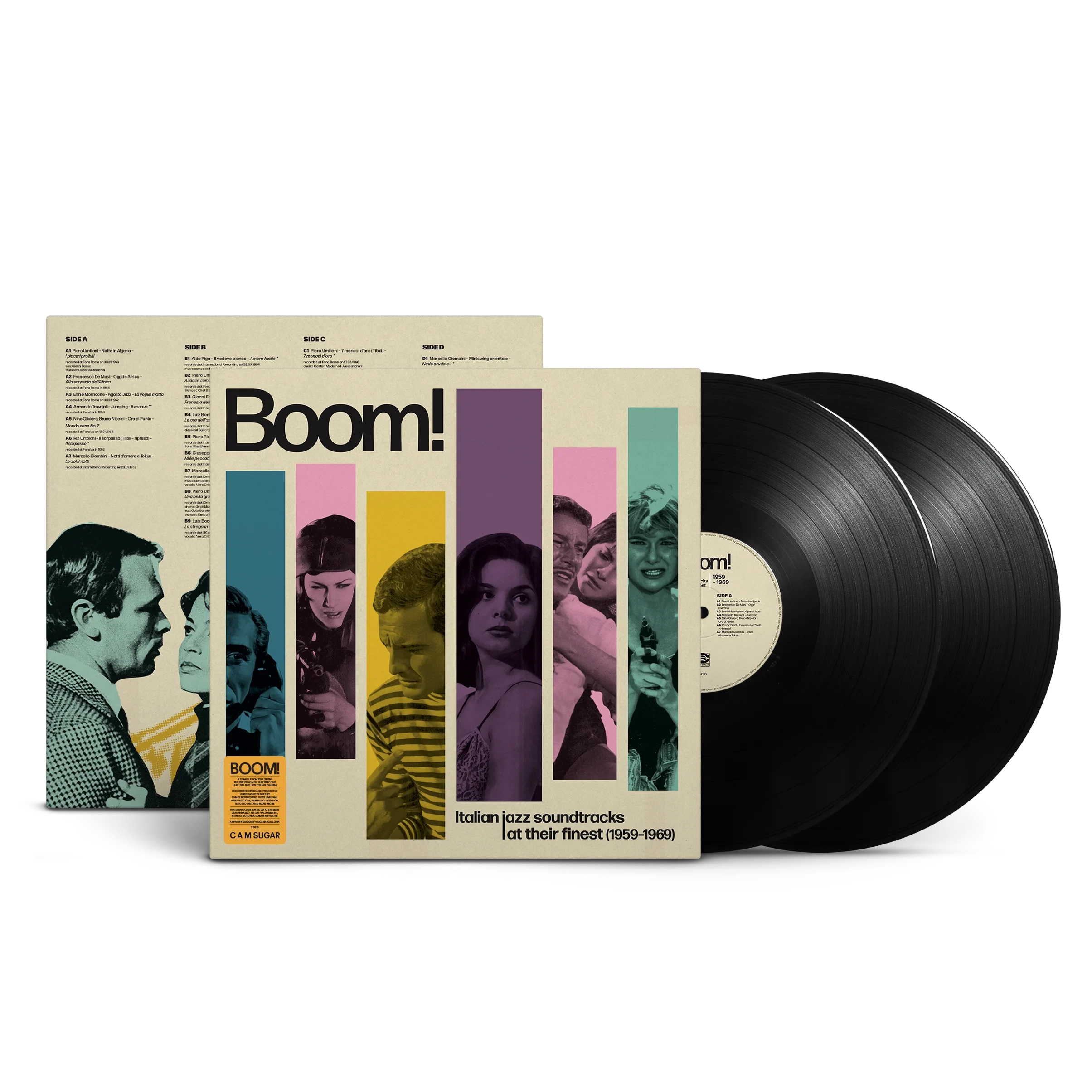 Various Artists Boom! Italian Jazz Soundtracks At Their Finest (1959-1969) 2LP 402245