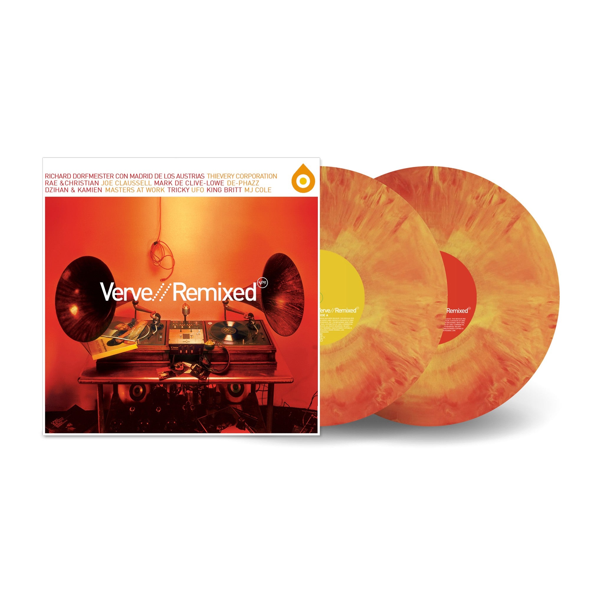 Various Artists Verve Remixed Yellow & Orange 2LP 413169